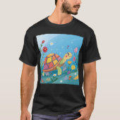 Tekening Baby Schildpad T-shirt (Voorkant)