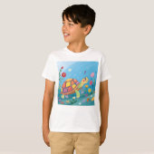 Tekening Baby Schildpad T-shirt (Voorkant volledig)