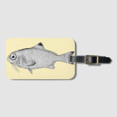 tekening bagagelabel (Voorkant (horizontaal))