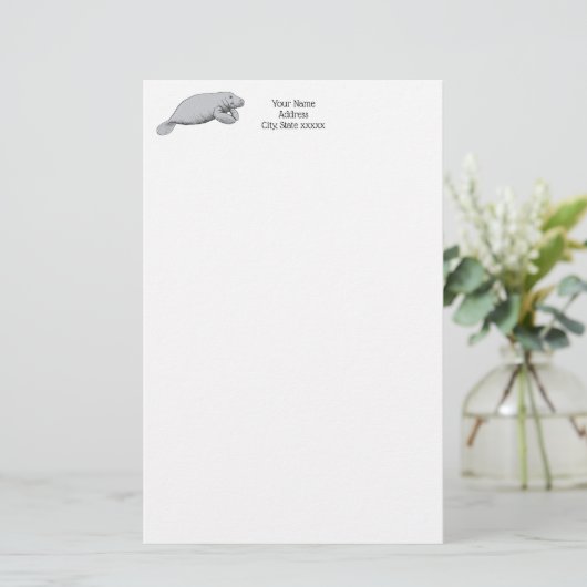  tekening beheren briefpapier (Staand voorkant)