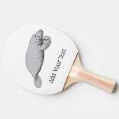  tekening beheren tafeltennisbatje (Zijkant)