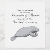  tekening beheren wijn etiket (Enkel label)