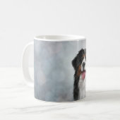 Tekening Bernese Mountain Dog Koffiemok (Voorkant links)