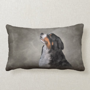 Tekening Bernese Mountain Dog Kussen