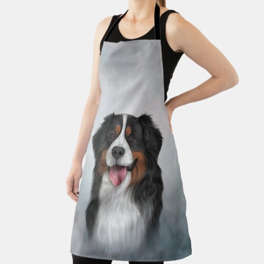 Tekening Bernese Mountain Dog Schort (Insitu)