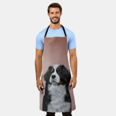 Tekening Bernese Mountain Dog Schort (Gedragen)