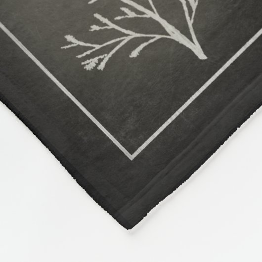 Tekening bijtarestructuur Sapling Chalk Fleece Deken (Hoek)