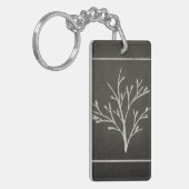 Tekening bijtarestructuur Sapling Chalk Sleutelhanger (Voorkant Links)