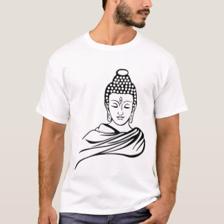 Tekening Boeddhisme Buddharupa Boeddhahood Schets T-shirt