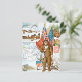  tekening: Canadese collage Briefkaart (Staand voorkant)