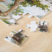  tekening: Colombia en Ecuador Legpuzzel (Zijkant)