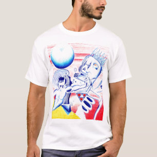 Tekening: De onthulling van de dode koning - T-Shi T-shirt
