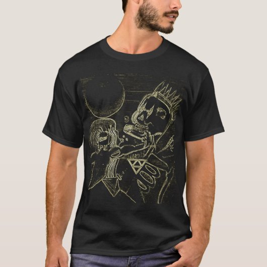 Tekening: De onthulling van de dode koning - T-Shi T-shirt (Voorkant)