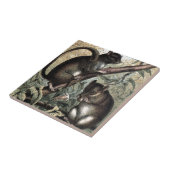 tekening: De slaapmuis Tegeltje (Zijkant)