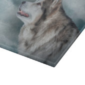 Tekening Dog Alaskan Malamute Snijplank (Hoek)