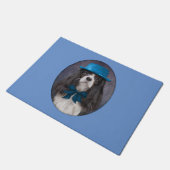 Tekening Dog Cavalier King Charles Spaniel Deurmat (Schuin)