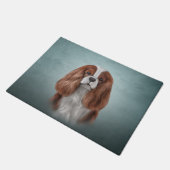 Tekening Dog Cavalier King Charles Spaniel Deurmat (Schuin)