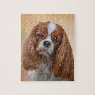 Tekening Dog Cavalier King Charles Spaniel Legpuzzel