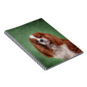 Tekening Dog Cavalier King Charles Spaniel Notitieboek (Rechterzijde)