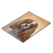 Tekening Dog Cavalier King Charles Spaniel Notitieboek (Linkerzijde)