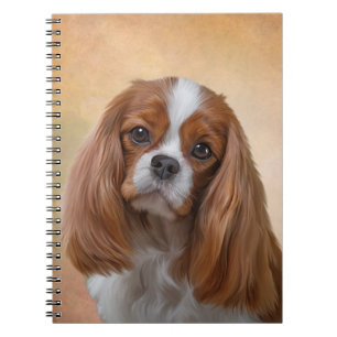 Tekening Dog Cavalier King Charles Spaniel Notitieboek