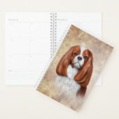 Tekening Dog Cavalier King Charles Spaniel Planner (Display)