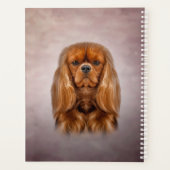 Tekening Dog Cavalier King Charles Spaniel Planner (Achterkant)