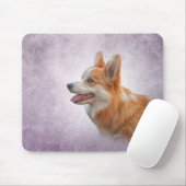 Tekening Dog Welsh Corgi Muismat (Met muis)