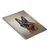 Tekening Duitse herderhond Notitieboek (Rechterzijde)
