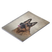 Tekening Duitse herderhond Notitieboek (Linkerzijde)