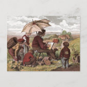  tekening: Een eenvoudige artiest Briefkaart (Voorkant)