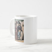  tekening: Een kattepaar Koffiemok (Voorkant links)
