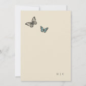  tekening Eenvoudige huwelijksuitnodiging Kaart (Achterkant)