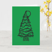 Tekening en gedepaart met grote boomstructuur kaart (Gele Bloem)