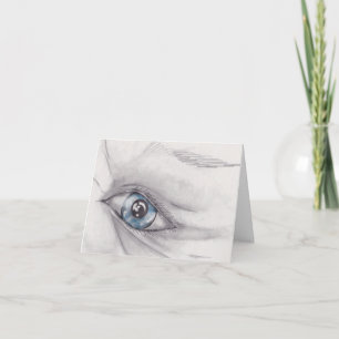 Tekening en oog kaart