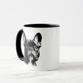 Tekening Franse Bulldog Mok (Voorkant links)