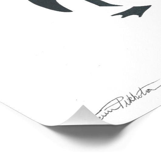 Tekening gekleurd potlood foto afdruk (Hoek)