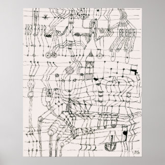Tekening Geknoopt op de wijze van een net (1920) Poster