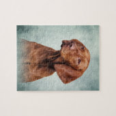 Tekening grappige Vizsla Pointer Legpuzzel (Horizontaal)