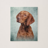 Tekening grappige Vizsla Pointer Legpuzzel (Verticaal)