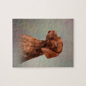 Tekening grappige Vizsla Pointer Legpuzzel (Horizontaal)