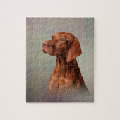 Tekening grappige Vizsla Pointer Legpuzzel (Verticaal)