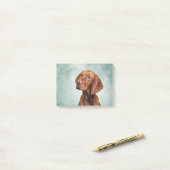 Tekening grappige Vizsla Pointer Post-it® Notes (Op bureau)