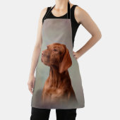 Tekening grappige Vizsla Pointer Schort (Insitu)