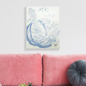 Tekening : Griekse instrumenten Canvas Afdruk (Insitu (Woonkamer))