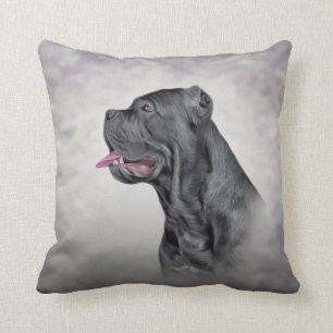 Tekening hond Cane Corso - Italiaanse Mastiff Kussen