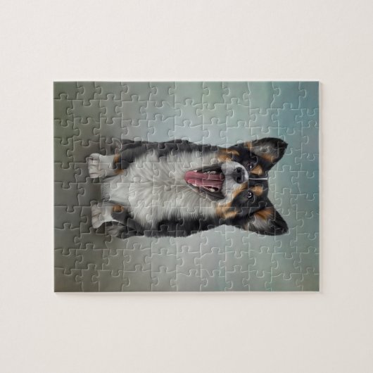 Tekening Hondenras Welsh Corgi Legpuzzel (Horizontaal)