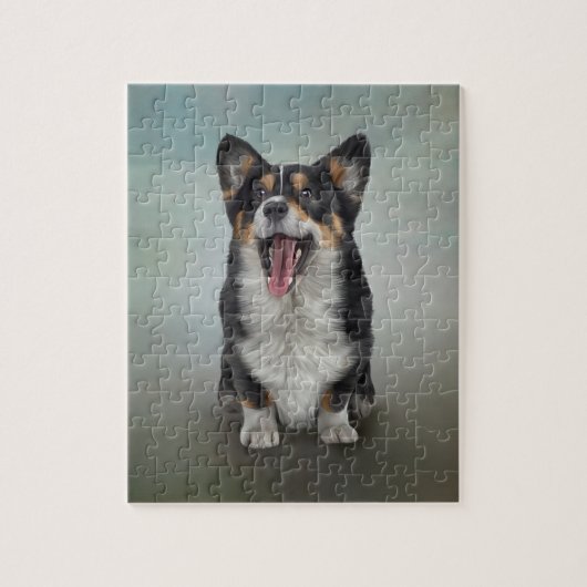 Tekening Hondenras Welsh Corgi Legpuzzel (Verticaal)