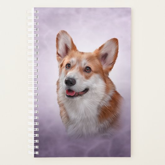Tekening Hondenras Welsh Corgi Planner (Voorkant)