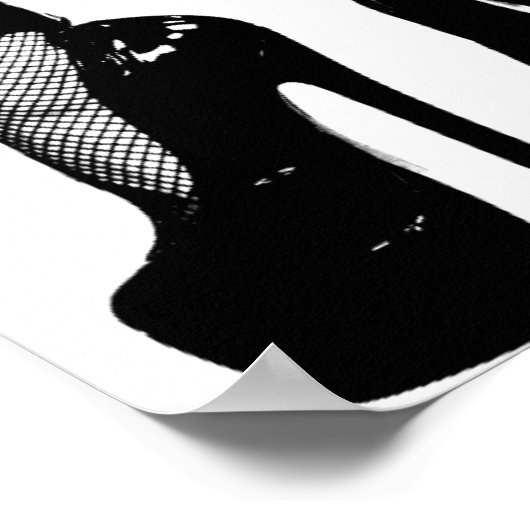 Tekening inktviskousen voor weekbestanden van vrou poster (Hoek)